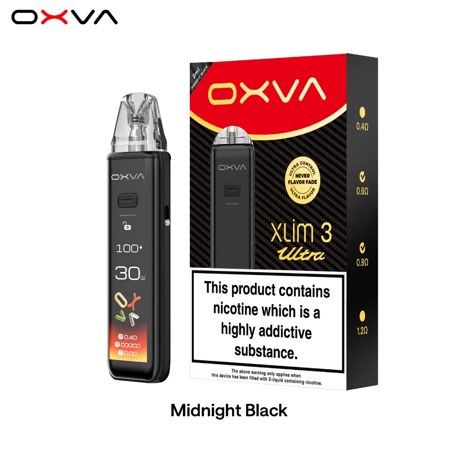 OXVA XLIM PRO 3 ULTRA 奧創小蠻牛觸屏螢幕電子煙主機空倉