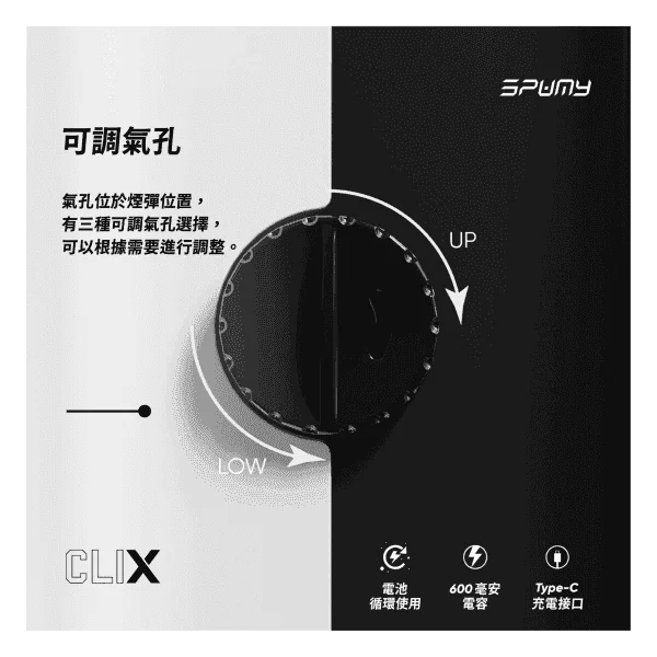 SPUMY Clix斯邦迷換彈拋棄式一次性7500口