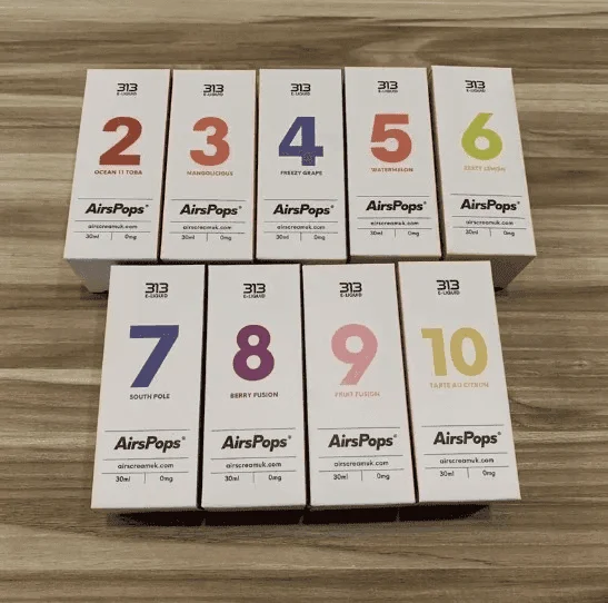 AIRSCREAM AIRSPOPS 313 數字電子煙小煙油官網